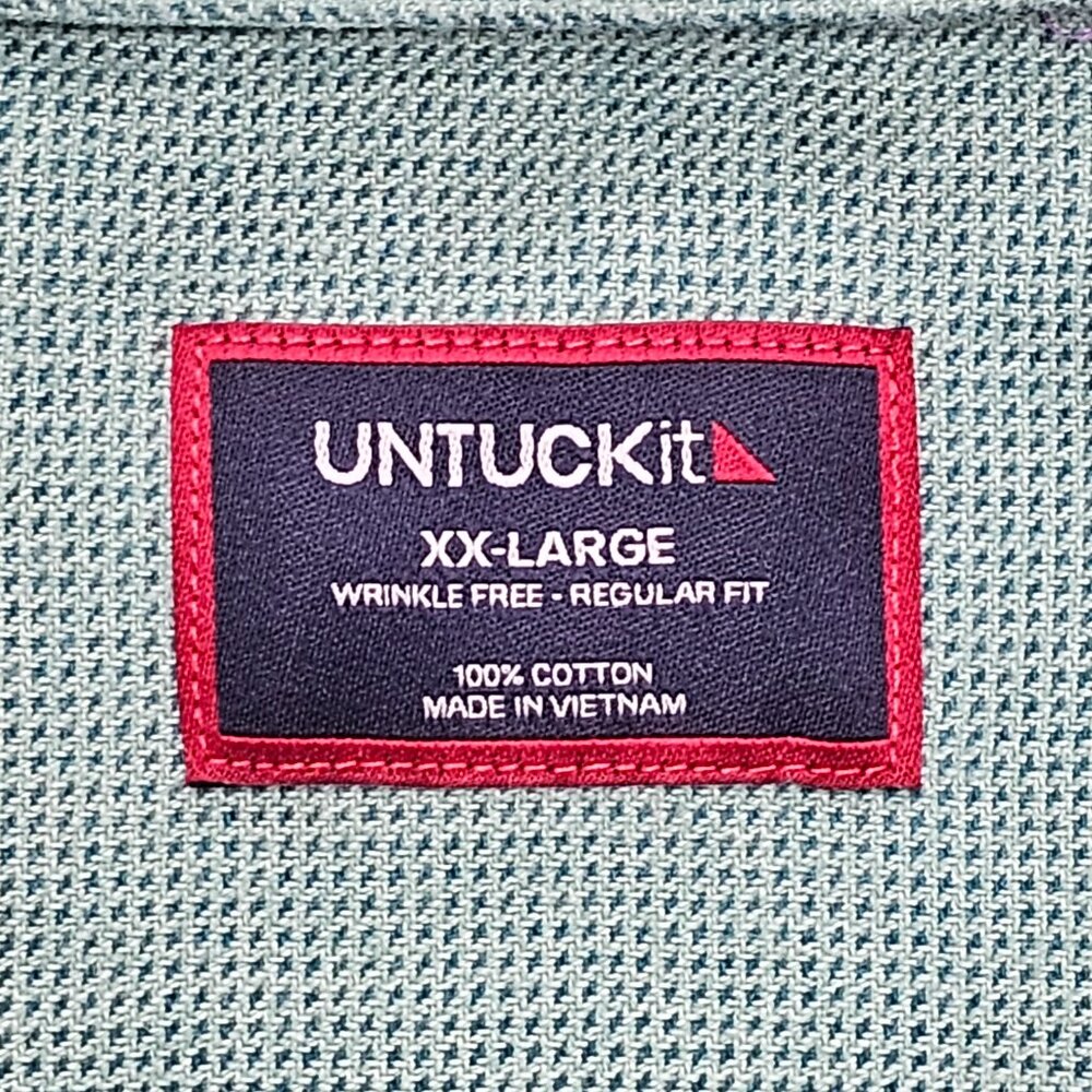 Untuckit Regular Fit Wrinkle Free Button Down Xxl - image 4